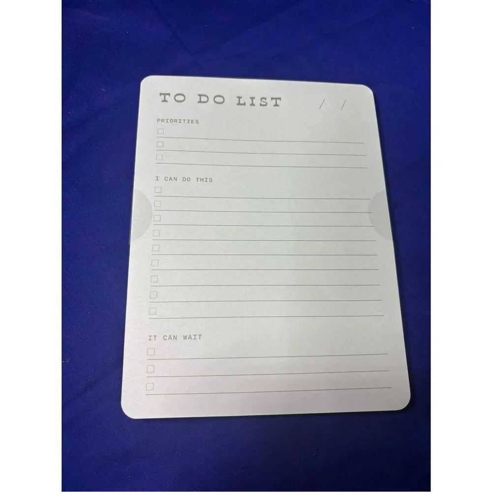 New To Do List Notepad - White 40 Pages Mothers Day Gift